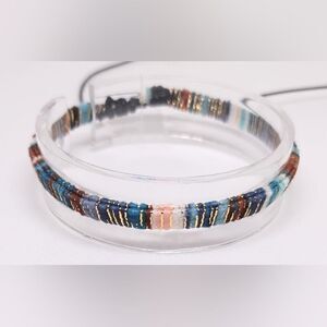 Men's bracelet striped hemp punk‎ new e27